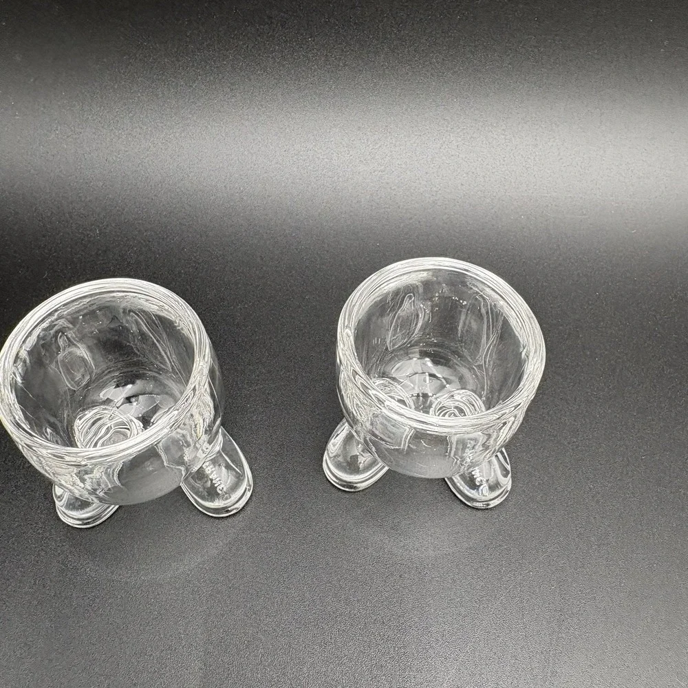 Vintage‎ Arc France Footed Egg Cup - Set Of 2 Whimsical Fun Retro